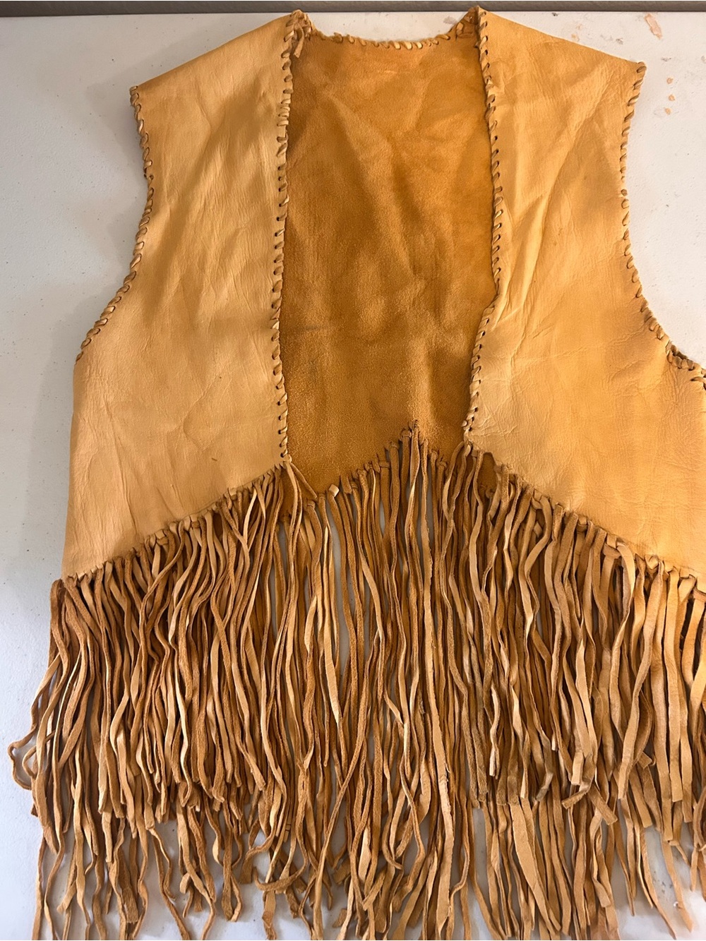 Fringed Soft Leather Vest